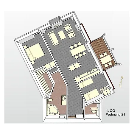 Strandvilla 21 - Morgenroete *